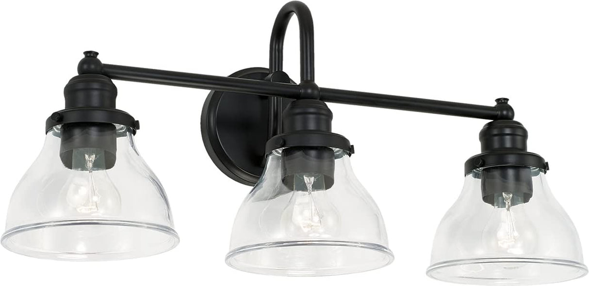 Capital Lighting 8303MB-461 Baxter 3 Light Vanity Matte Black