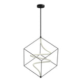 Kuzco PD29226-BK SCRIPT 26" PENDANT TEXTURED BLACK 120V TRIAC/ELV LED 3000K 90CRI 27W