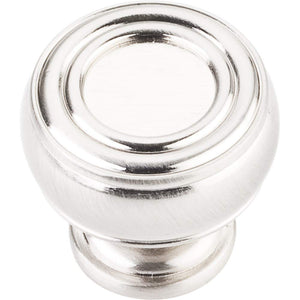 Jeffrey Alexander 127SN 1-3/16" Diameter Satin Nickel Barrel Bremen 2 Cabinet Knob