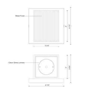 Kuzco EW4405-BK MAVIS 5" EW Black 120V ELV LED 3000K 90CRI 17W