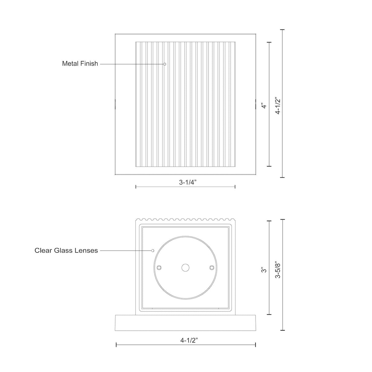 Kuzco EW4405-WH MAVIS 5" EW White 120V ELV LED 3000K 90CRI 17W
