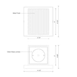 Kuzco EW4405-WH MAVIS 5" EW White 120V ELV LED 3000K 90CRI 17W