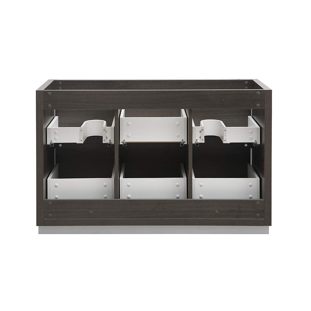 Fresca FCB8448WH-D Fresca Valencia 48" Glossy White Free Standing Double Sink Modern Bathroom Cabinet