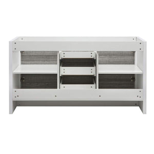 Fresca FCB8119HA Fresca Allier Rio 60" Ash Gray Double Sink Modern Bathroom Cabinet