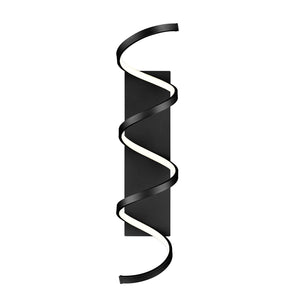 Kuzco WS93736-BK SYNERGY 36" WS Black 120V TRIAC/ELV LED 3000K 90CRI 47W