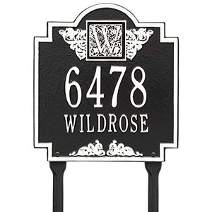Whitehall 5106BW - Monogram - Standard lawn - Two Line
