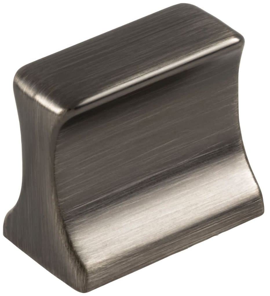 Jeffrey Alexander 752-19BNBDL 1-1/4" Overall Length (16 mm Center-to-Center)  Brushed Pewter Sullivan Cabinet Knob