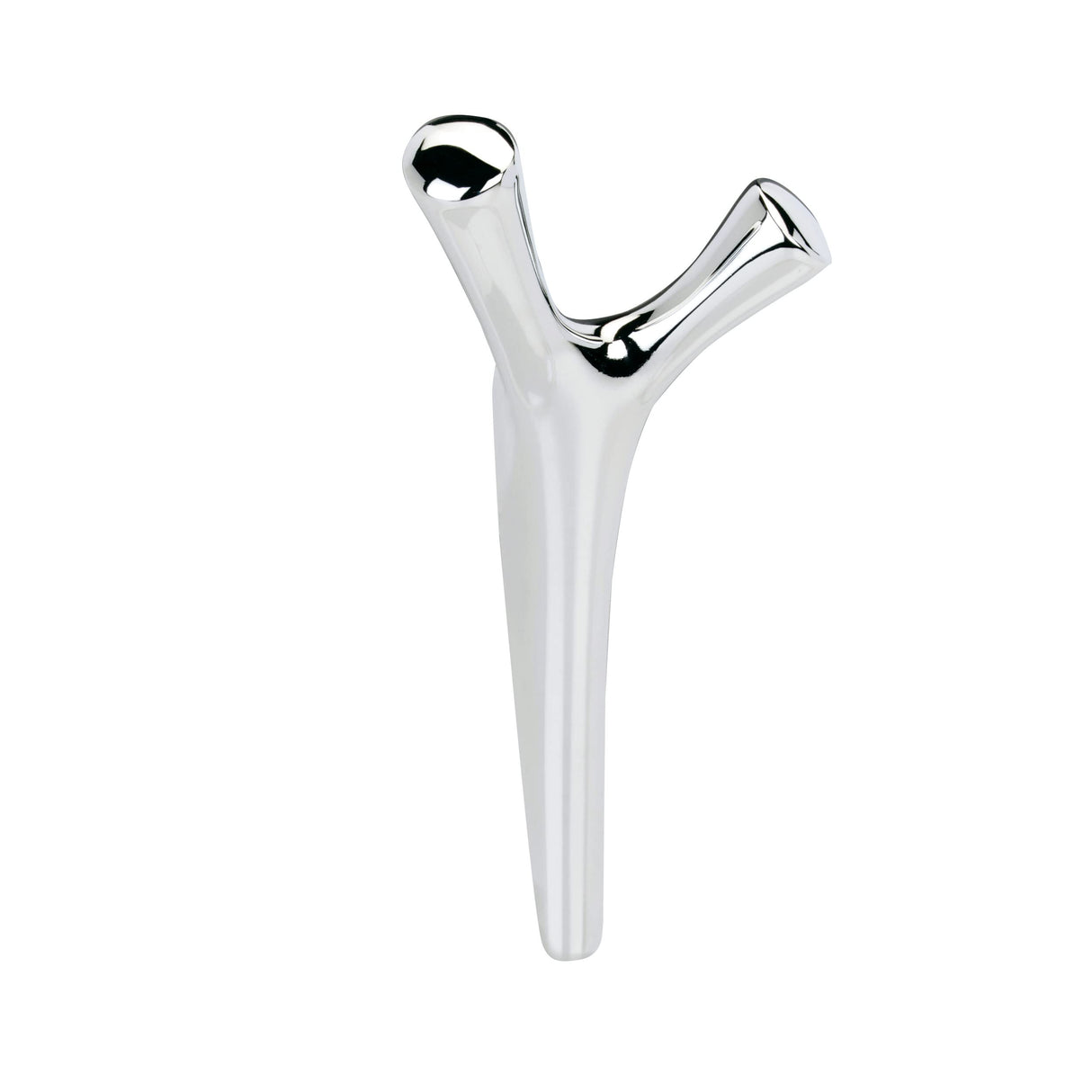 Amerock HBX3701726 Kodiak Double Prong Decorative Wall Hook Polished Chrome Hook for Coats, Hats, Backpacks, Bags Hooks for Bathroom, Bedroom, Closet, Entryway, Laundry Room, Office