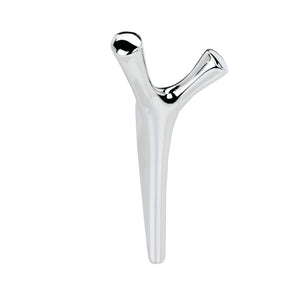 Amerock HBX3701726 Kodiak Double Prong Decorative Wall Hook Polished Chrome Hook for Coats, Hats, Backpacks, Bags Hooks for Bathroom, Bedroom, Closet, Entryway, Laundry Room, Office