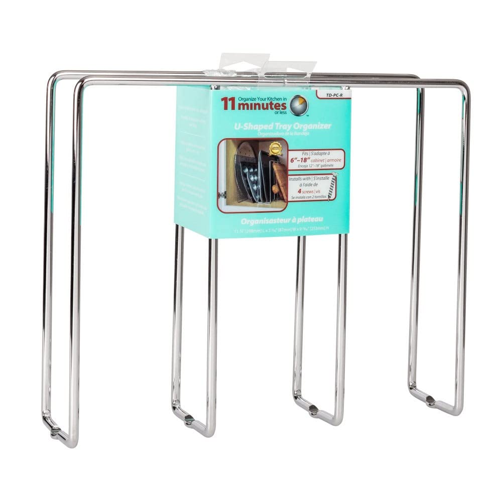 Hardware Resources TD-PC-R Polished Chrome U-Shaped Tray Divider