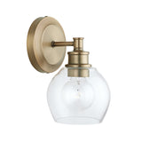 Capital Lighting 621111AD-426 Mid Century 1 Light Sconce Aged Brass