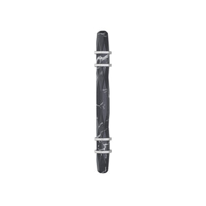 Amerock BP36648MBKG10 Carrione Cabinet Pull, 3-3/4 in (96 mm) Center-to-Center, Marble Black/Satin Nickel
