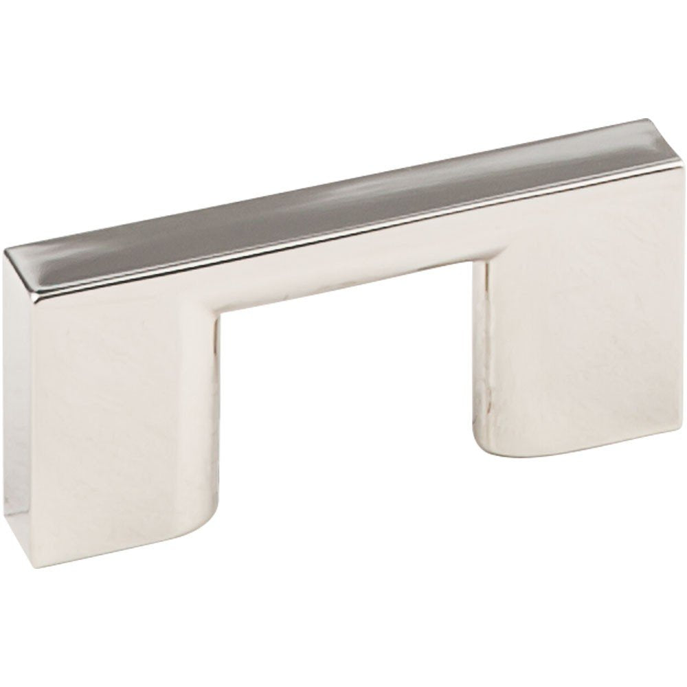 Jeffrey Alexander 635-32NI 32 mm Center-to-Center Polished Nickel Square Sutton Cabinet Bar Pull