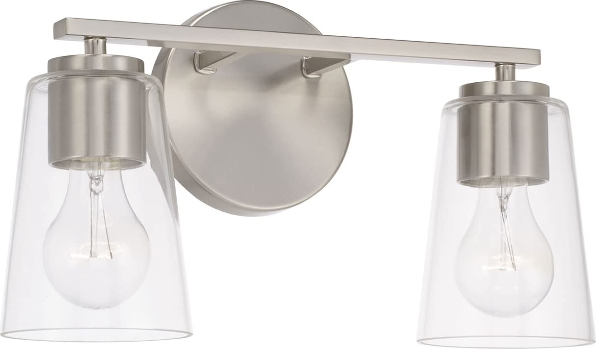 Capital Lighting 148621BN-537 Portman 2 Light Vanity Brushed Nickel