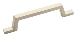 Amerock Cabinet Pull Satin Nickel 3-3/4 inch (96 mm) Center to Center Conrad 1 Pack Drawer Pull Drawer Handle Cabinet Hardware