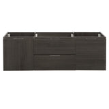 Fresca FCB8360GO Fresca Valencia 60" Gray Oak Wall Hung Single Sink Modern Bathroom Cabinet