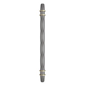 Amerock Cabinet Pull Black Chrome/Golden Champagne 8 inch (203 mm) Center-to-Center London 1 Pack Drawer Pull Drawer Handle Cabinet Hardware