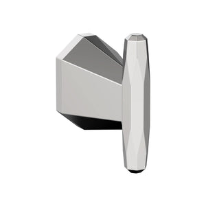 Amerock BH3604026 Chrome Single Robe Hook 3-7/16 in. (87 mm) Length Towel Holder St. Vincent Towel Hook for Bathroom Bathroom Hardware Bath Accessories
