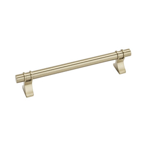 Amerock Cabinet Pull Golden Champagne 6-5/16 inch (160 mm) Center to Center Davenport 1 Pack Drawer Pull Drawer Handle Cabinet Hardware