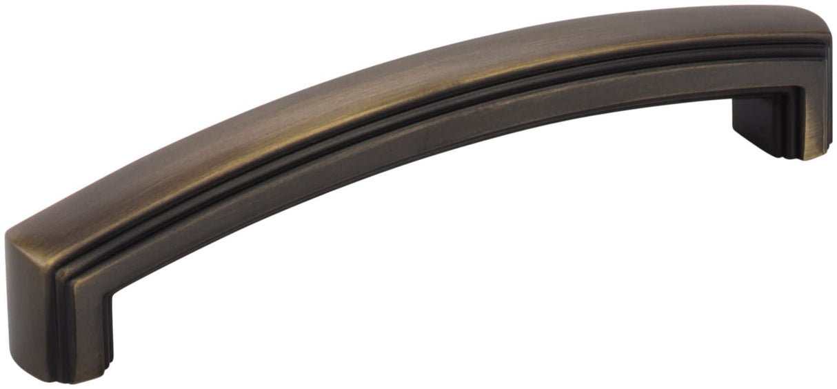 Jeffrey Alexander 519-128ABSB 128 mm Center-to-Center Antique Brushed Satin Brass Delgado Cabinet Pull
