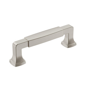 Amerock BP36887G10 Stature Cabinet Pull, 3-3/4 in (96 mm) Center-to-Center, Satin Nickel