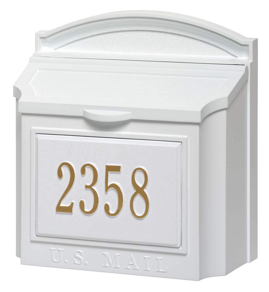 Whitehall 16105 - Wall Mailbox Package - White