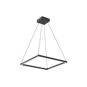 Kuzco PD88124-BK PIAZZA 24" PENDANT BK TEXTURED DOWN ONLY DUO CANOPY 930 TRIAC 120 52W