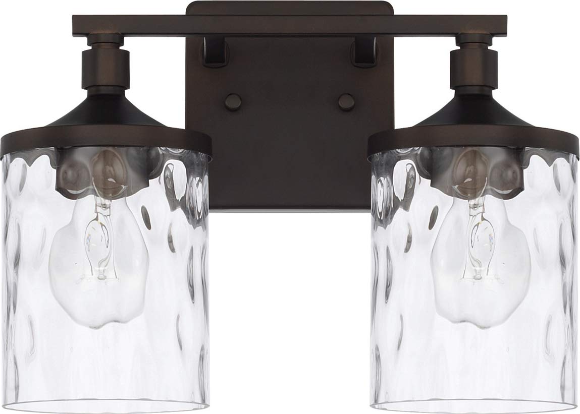 Capital Lighting 128821BZ-451 Colton 2 Light Vanity Bronze