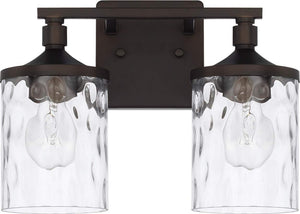 Capital Lighting 128821BZ-451 Colton 2 Light Vanity Bronze