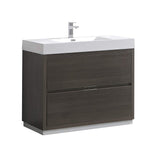 Fresca FCB8442GO-I Fresca Valencia 40" Gray Oak Free Standing Modern Bathroom Vanity