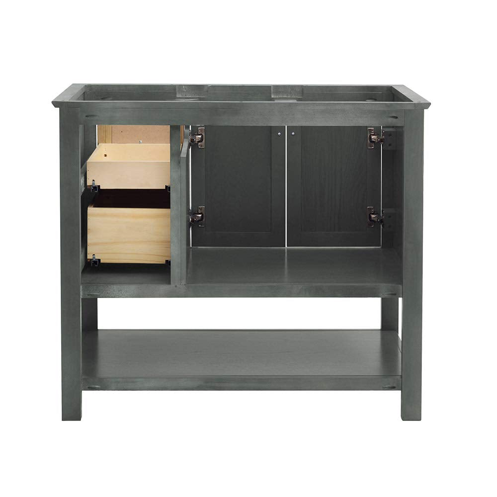 Fresca FCB2340VG Fresca Manchester Regal 42" Gray Wood Veneer Traditional Bathroom Cabinet