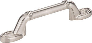 Elements 110-3DBAC 3" Center-to-Center Brushed Oil Rubbed Bronze Ringed Detail Vienna Cabinet Pull