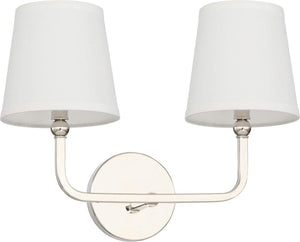 Capital Lighting 119321PN-674 Dawson 2 Light Vanity Polished Nickel
