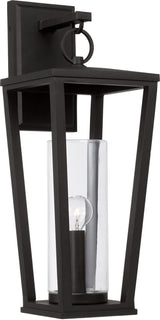 Capital Lighting 948112BK Elliott 1 Light Outdoor Wall Lantern Black