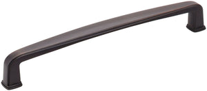 Jeffrey Alexander 1092-160DBAC 160 mm Center-to-Center Brushed Oil Rubbed Bronze Square Milan 1 Cabinet Pull