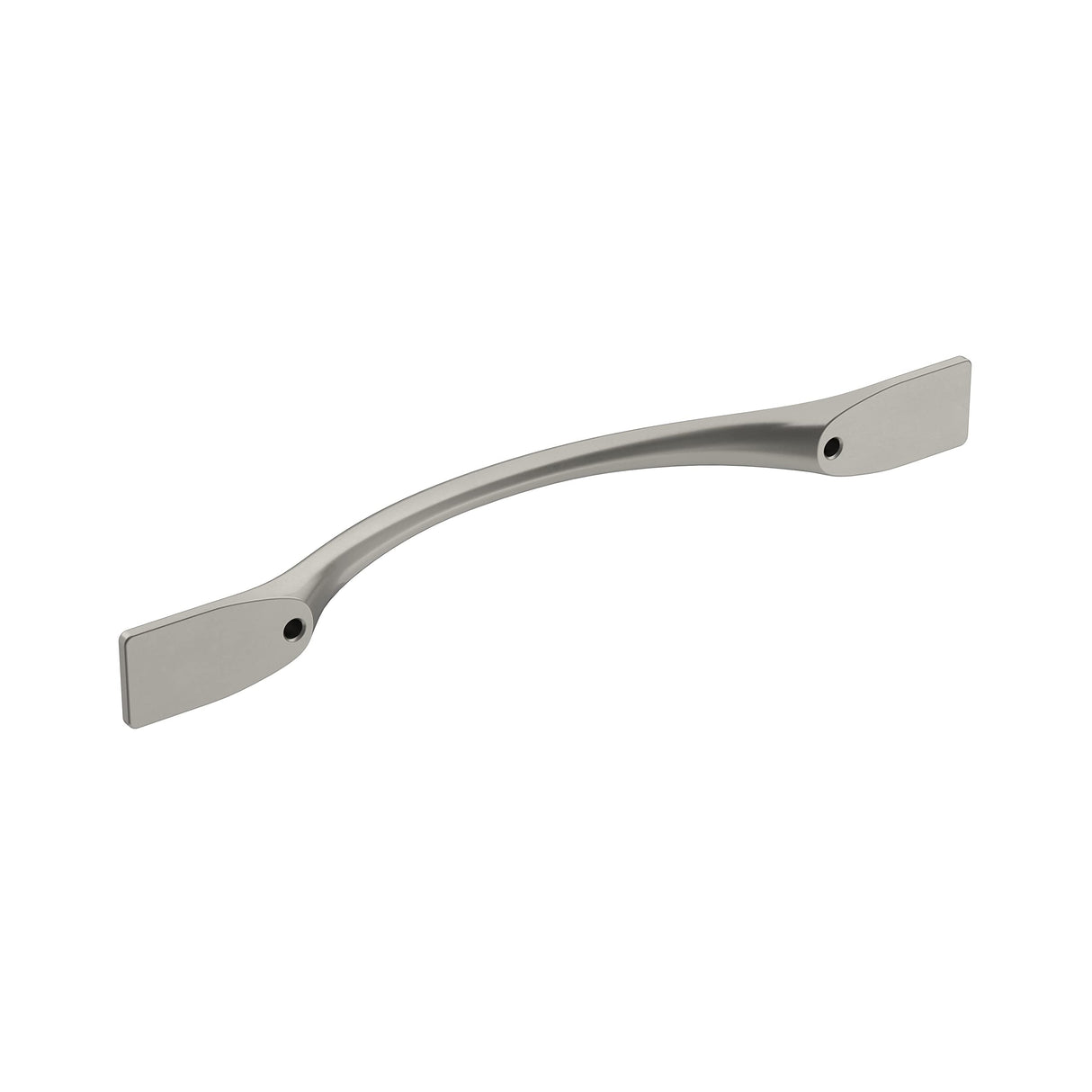 Amerock Cabinet Pull Satin Nickel 5-1/16 inch (128 mm) Center-to-Center Uprise 1 Pack Drawer Pull Cabinet Handle Cabinet Hardware