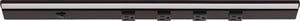 Task Lighting LP24QD8NDBBK50 24-1/2" 800 Lumen Direct Voltage DV Lighted Power Strip, Black Finish, Black Receptacles, 5000K Daylight White