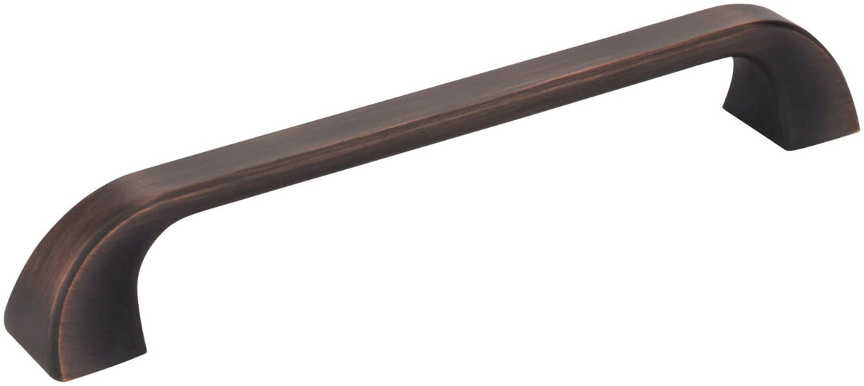 Jeffrey Alexander 972-160DBAC 160 mm Center-to-Center Brushed Oil Rubbed Bronze Square Marlo Cabinet Pull