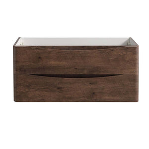 Fresca FCB9040RW Fresca Tuscany 40" Rosewood Wall Hung Modern Bathroom Cabinet