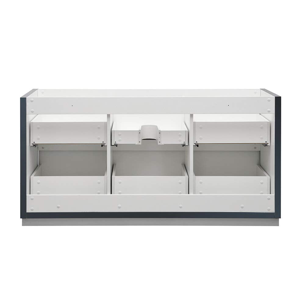 Fresca FCB8460WH Fresca Valencia 60" Glossy White Free Standing Single Sink Modern Bathroom Cabinet