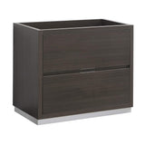 Fresca FCB8436GO Fresca Valencia 36" Gray Oak Free Standing Modern Bathroom Cabinet