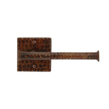 Premier Copper Products TPHLDRDB Hand Hammered Copper Tissue Paper Holder, Oil Rubbed Bronze
