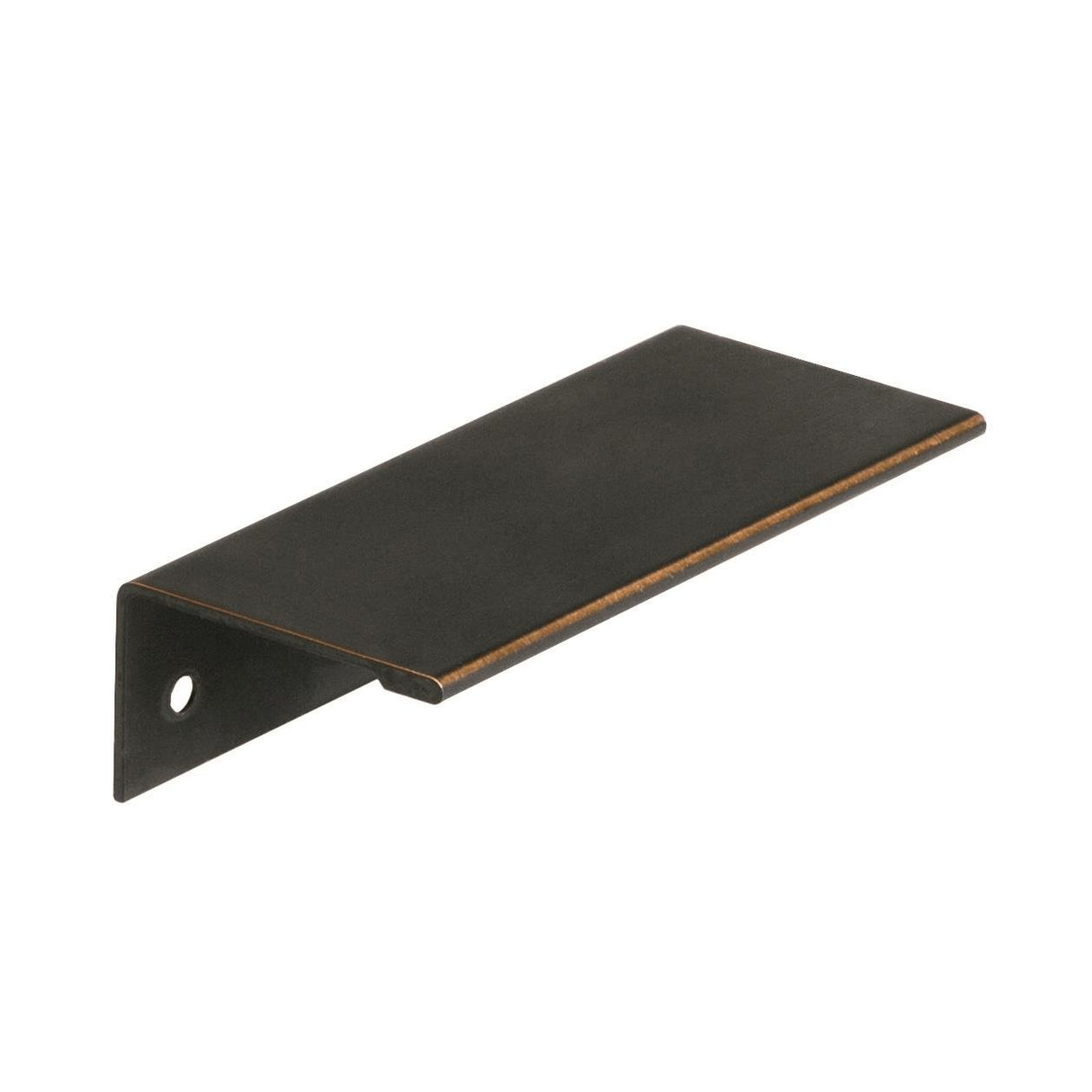 Amerock Cabinet Pull Oil Rubbed Bronze 3 inch (76 mm) Center to Center Edge Pull 1 Pack Drawer Pull Drawer Handle Cabinet Hardware