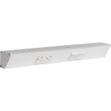 Task Lighting TRS18-2W-WT-RS 18" TR Switch Series Angle Power Strip, Right Switches, White Finish, White Switches and Receptacles