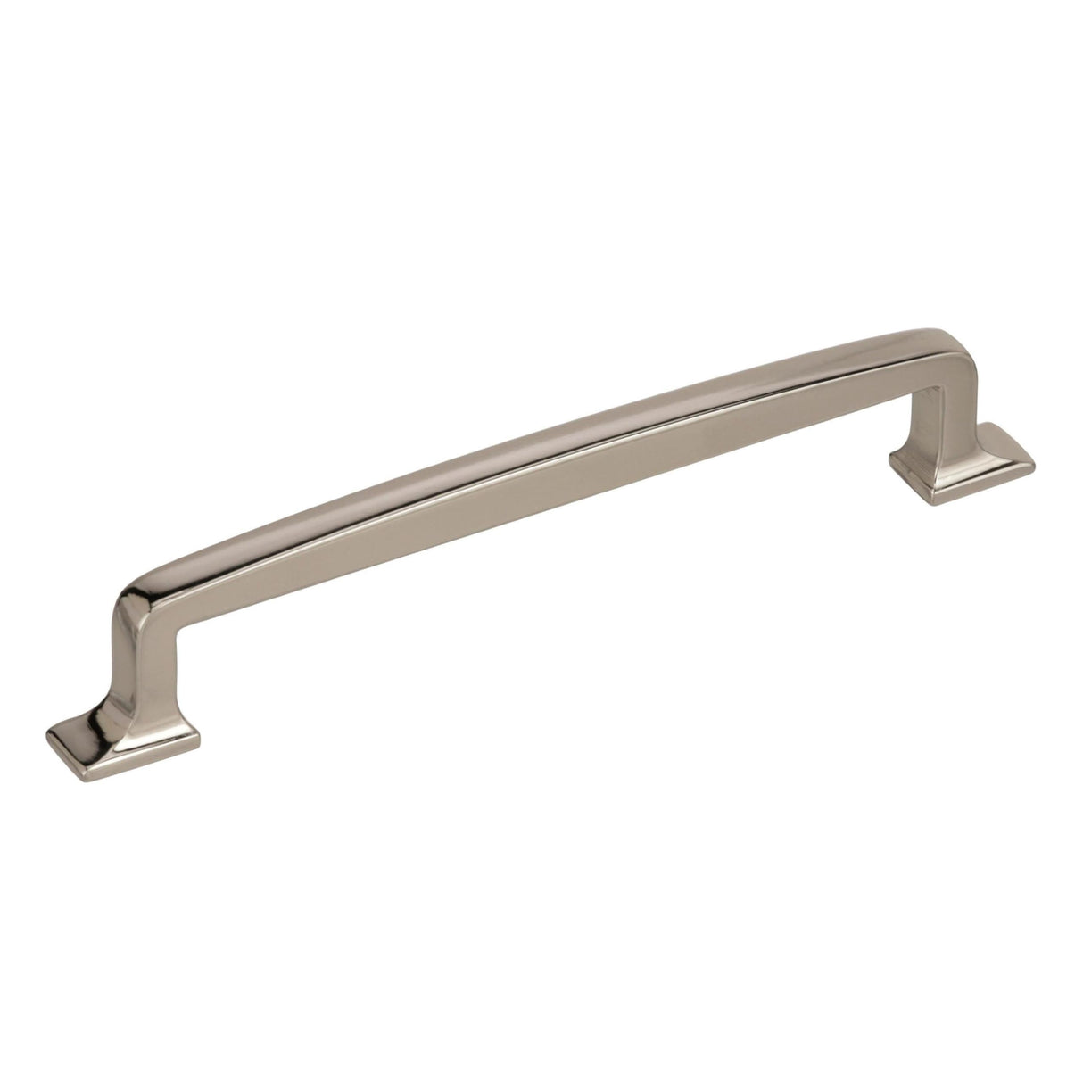 Amerock Cabinet Pull Polished Nickel 6-5/16 inch (160 mm) Center to Center Westerly 1 Pack Drawer Pull Drawer Handle Cabinet Hardware