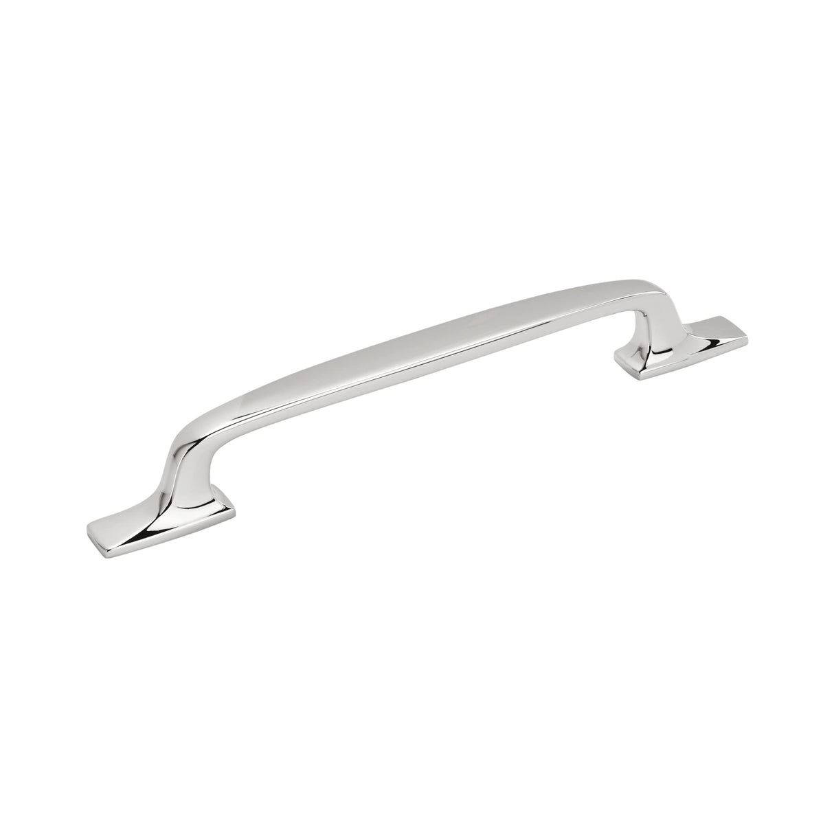 Amerock Cabinet Pull Polished Chrome 6-5/16 inch (160 mm) Center to Center Highland Ridge 1 Pack Drawer Pull Drawer Handle Cabinet Hardware