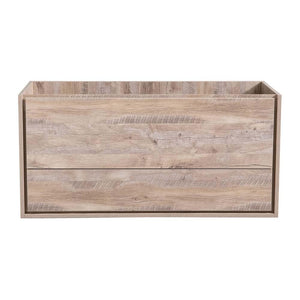 Fresca FCB9248RNW Fresca Catania 48" Rustic Natural Wood Wall Hung Modern Bathroom Cabinet