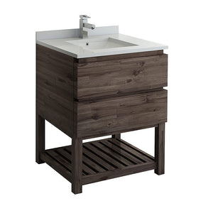 Fresca FCB3130ACA-FS-CWH-U Cabinet with Top and Sink