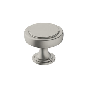 Amerock Cabinet Knob Satin Nickel 1-1/2 inch (38 mm) Diameter Exceed 1 Pack Drawer Knob Cabinet Hardware