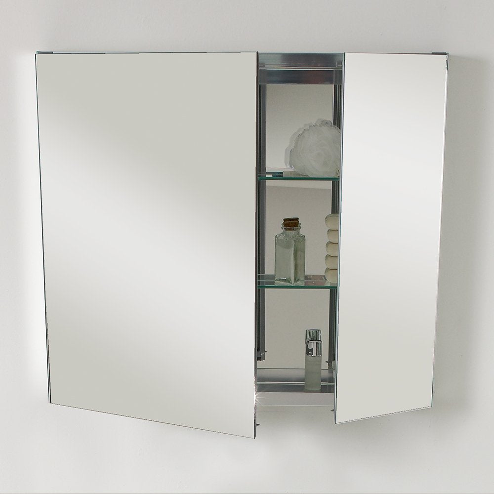 Fresca FMC8090 Fresca 30" Wide x 26" Tall Bathroom Medicine Cabinet w/ Mirrors